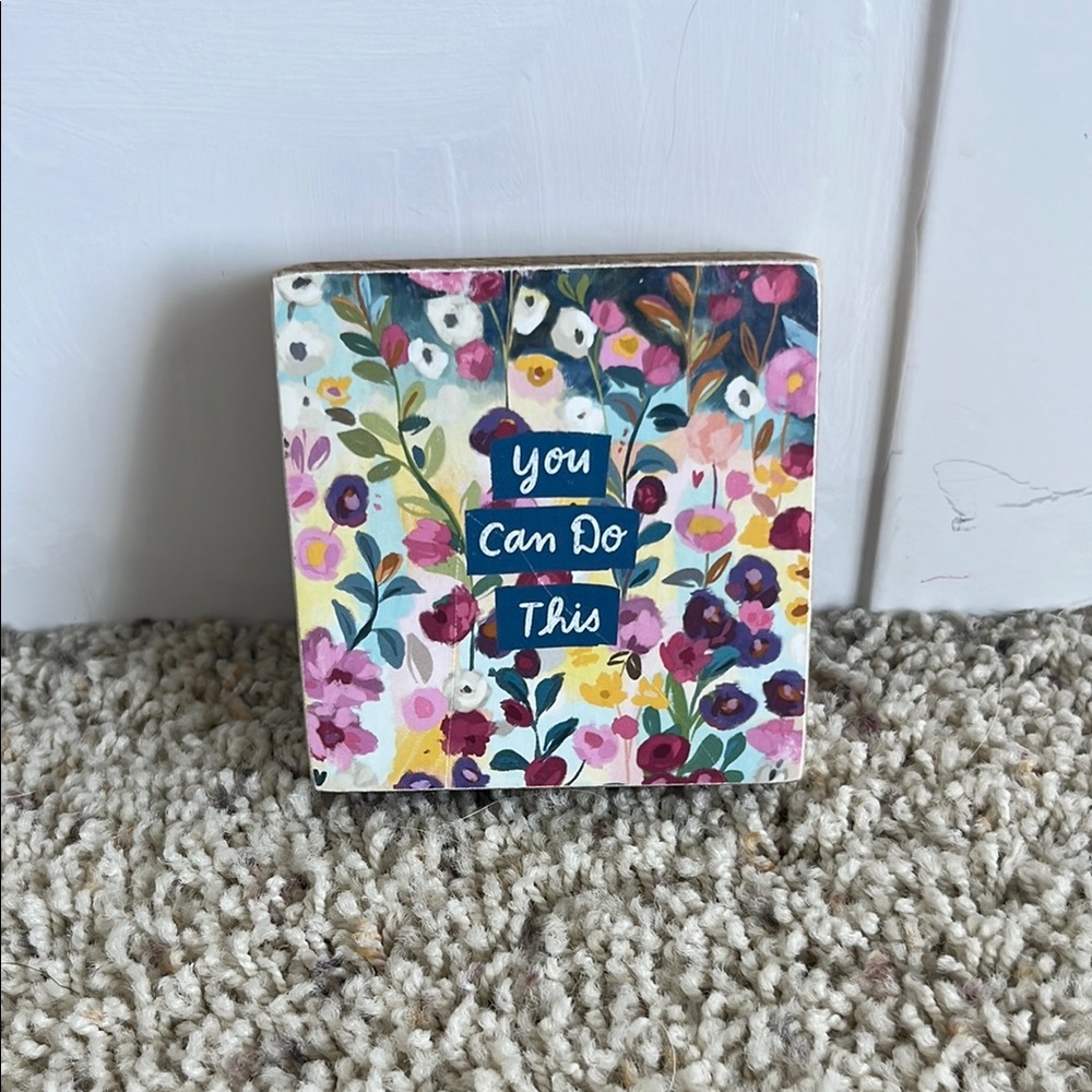 Floral Motivational Wall Art